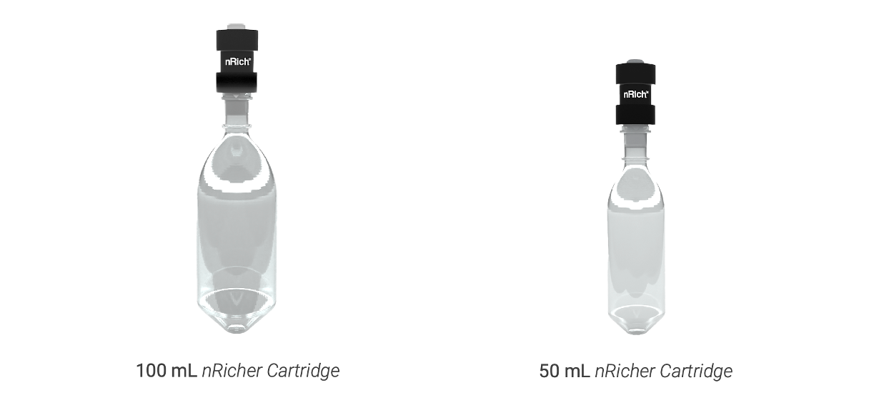 100 mL and 50 mL nRicher Cartridges for AMP24 LP2