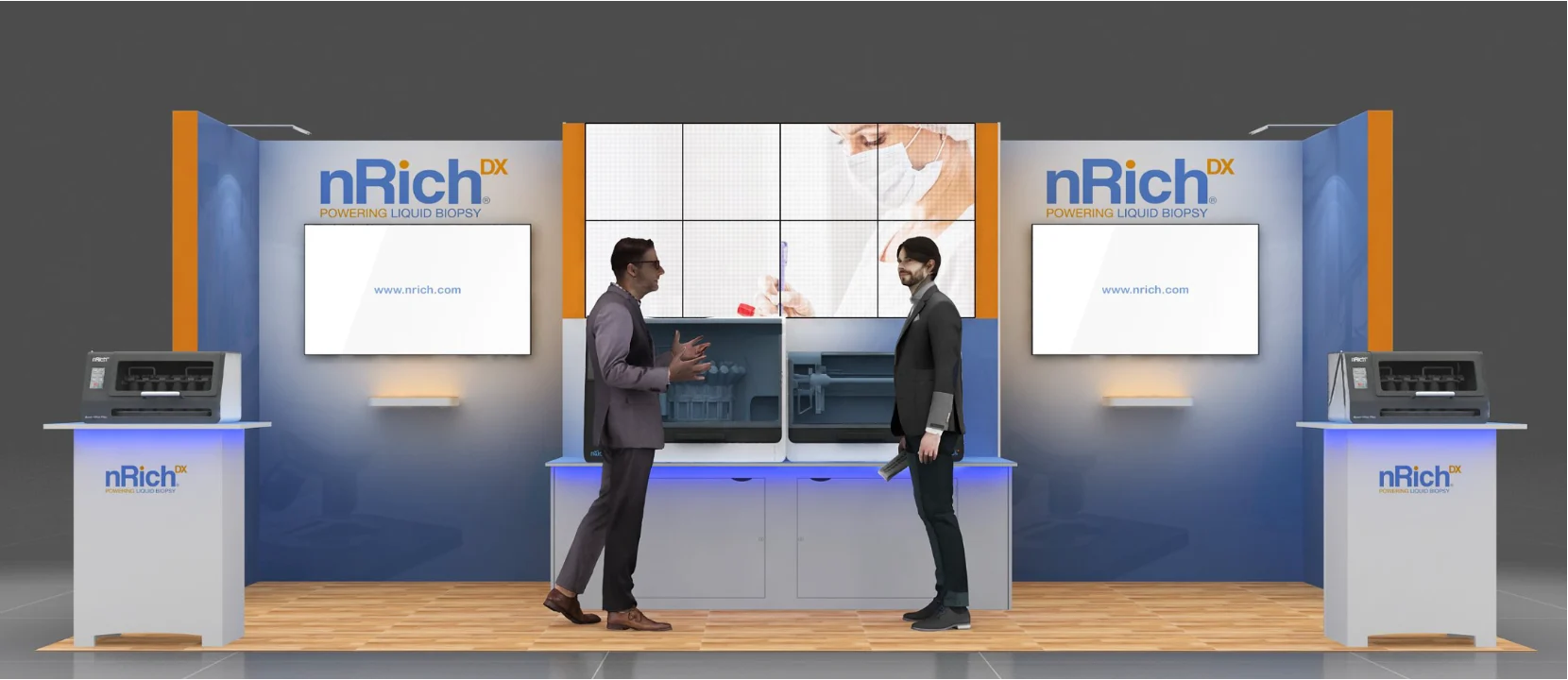 nRichDX AACR 2026 booth