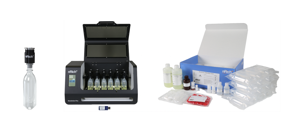 nRichDX 50 mL nRicher Cartridge, Revolution Plus Processor, and Revolution cfDNA Max 20 Kit